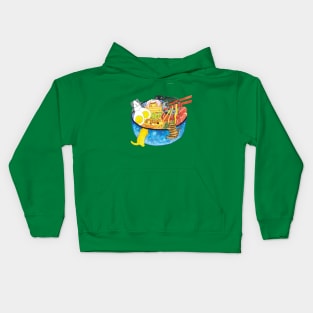 Cat Ramen Kids Hoodie